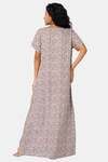 Naiduhall Cotton Full Length Nightdress - Sky Blue — thumbnail 4